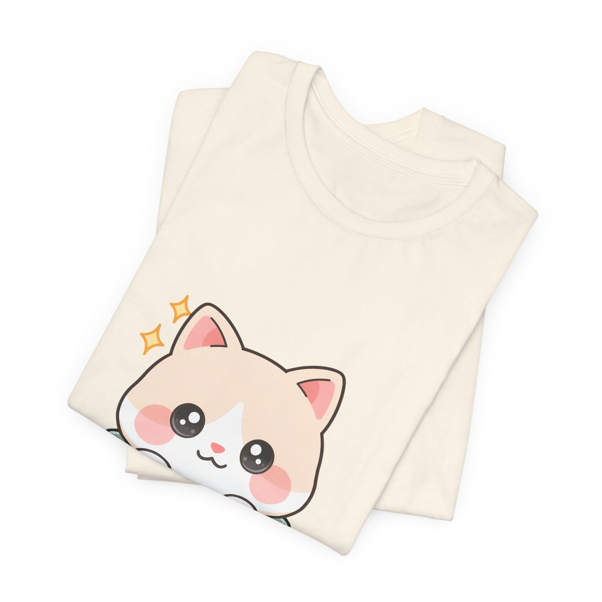 Kawaii Cat T-Shirt for Cute Cat and Chibi Art Fans