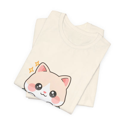 Kawaii Cat T-Shirt for Cute Cat and Chibi Art Fans
