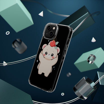 Kawaii Christmas Bear Phone Case for Cozy Holiday Days