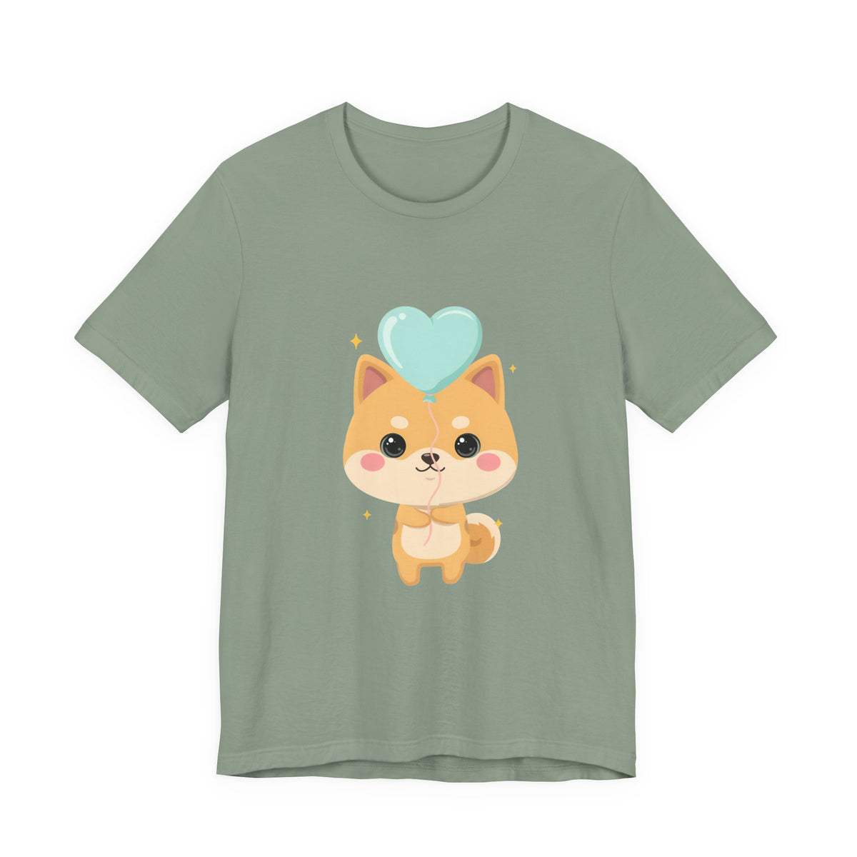 Kawaii Shiba Inu T-Shirt, Cute Balloon Dog Gift