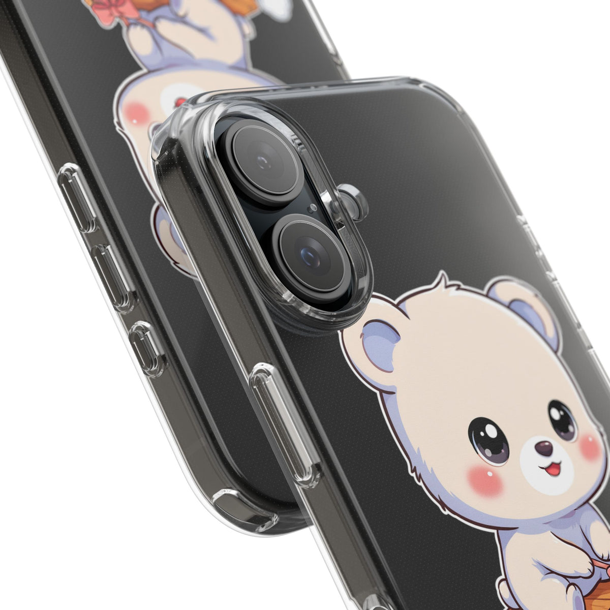 Kawaii Polar Bear Phone Case, Cute Winter Gift