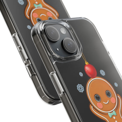 Christmas Gingerbread Phone Case, Cute Kawaii Holiday Gift