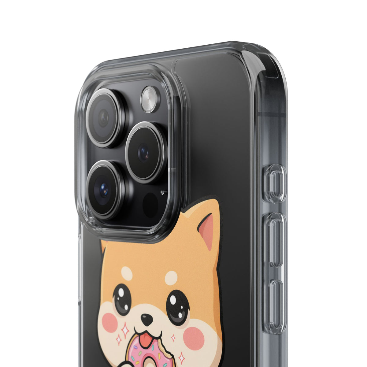 Kawaii Shiba Inu Phone Case with Donut