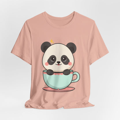 Kawaii Panda T-Shirt, Cute Teacup Panda Tee