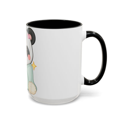 Kawaii Panda Accent Coffee Mug for Cozy Moments