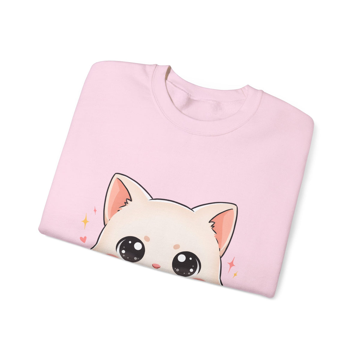 Kawaii Artist Cat Sweatshirt, Cute Creative Cat Lover Gift