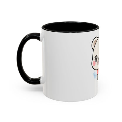 Polar Bear Ice Skating Mug – Cute Accent Coffee Mug