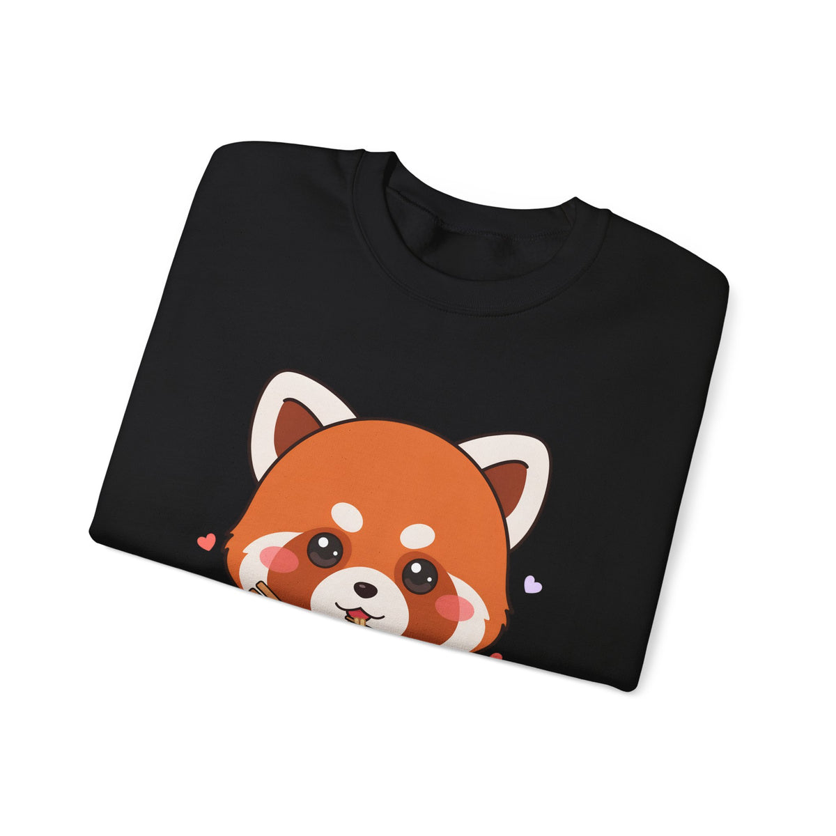 Kawaii Red Panda Ramen Sweatshirt for Cozy Foodie Days