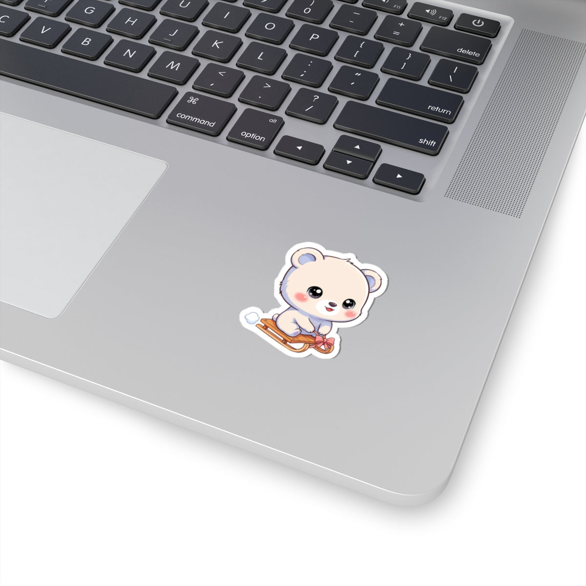 Kawaii Polar Bear Sticker, Cute Winter Gift