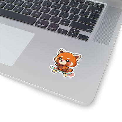Kawaii Red Panda Skateboard Sticker for Cute Decor