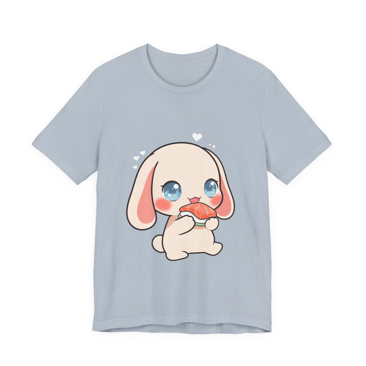 Kawaii Sushi Bunny T-Shirt for Cute Foodie Fans