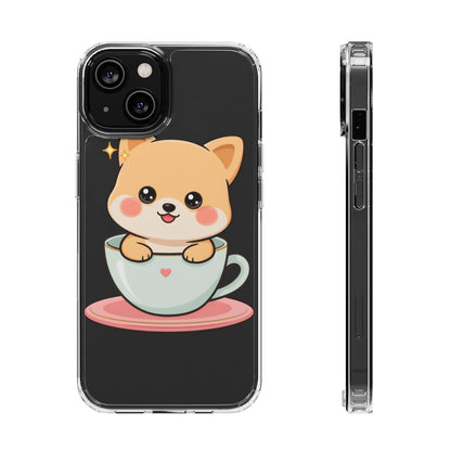 Kawaii Shiba Inu Phone Case – Cute Puppy in a Teacup