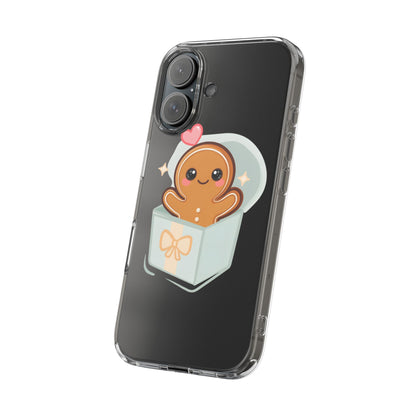 Gingerbread Man Phone Case – Kawaii Holiday Gift