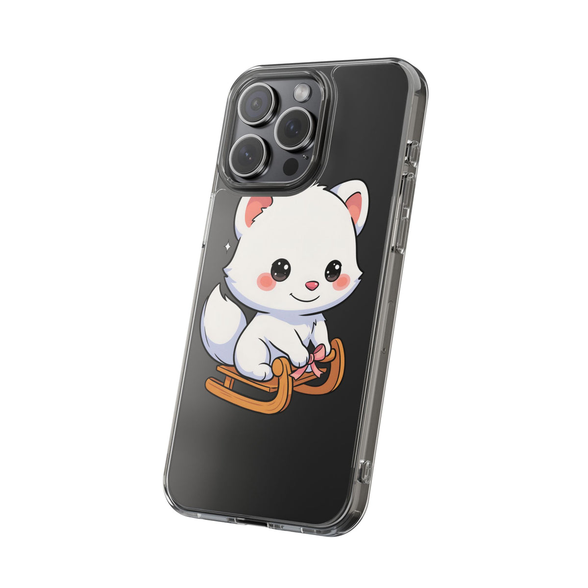Kawaii Arctic Fox Phone Case for Cute Animal Lovers