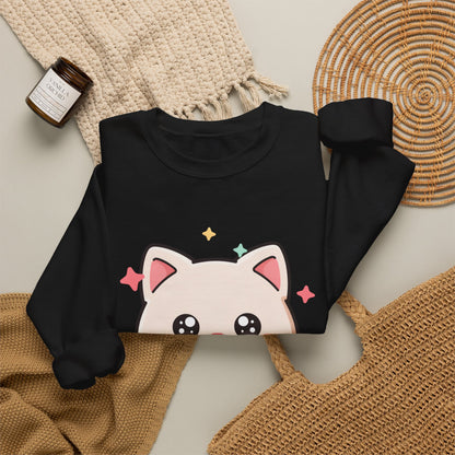 Kawaii Cat Sushi Sweatshirt for Cute Cat Lovers