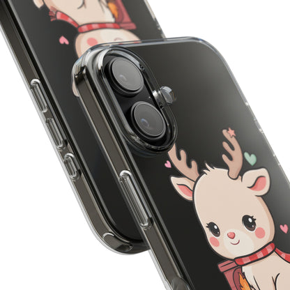 Kawaii Reindeer Phone Case for Cozy Holiday Cheer