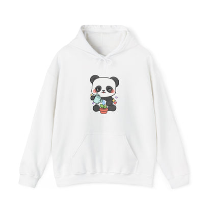 Kawaii Panda Hoodie, Cute Plant Lover Gift