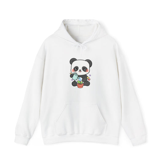 Kawaii Panda Hoodie, Cute Plant Lover Gift