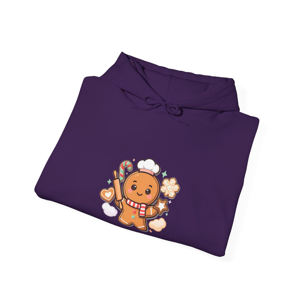 Kawaii Gingerbread Hoodie for Christmas Cookie Baking