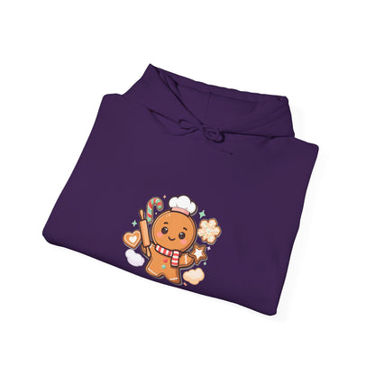 Kawaii Gingerbread Hoodie for Christmas Cookie Baking