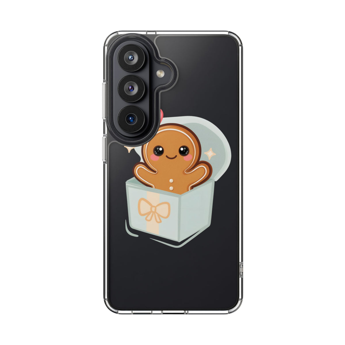 Gingerbread Man Phone Case – Kawaii Holiday Gift