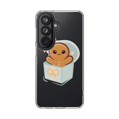 Gingerbread Man Phone Case – Kawaii Holiday Gift