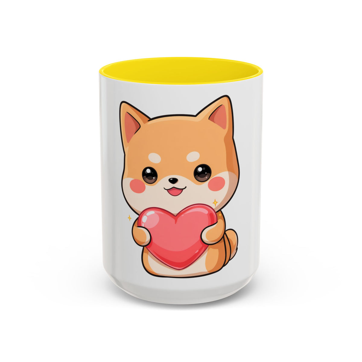 Kawaii Shiba Inu Accent Coffee Mug for Dog Lovers