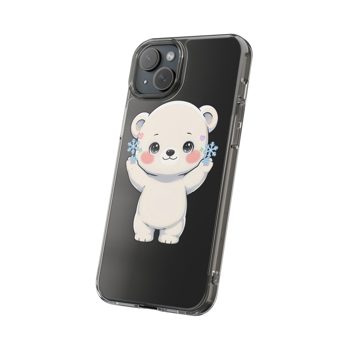 Kawaii Polar Bear Phone Case for a Cozy Winter Gift