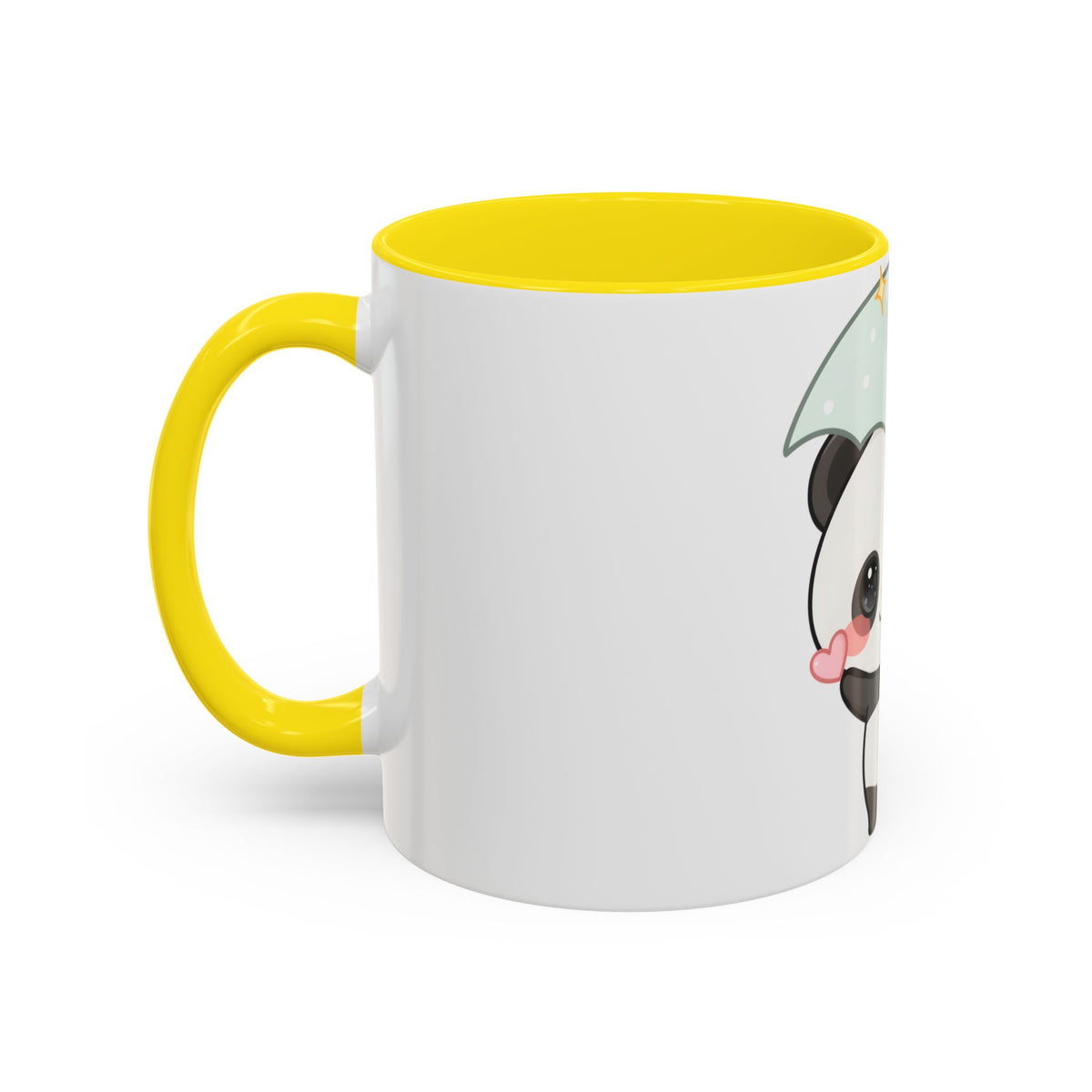 Cute Panda Accent Coffee Mug for Rainy Day Sips