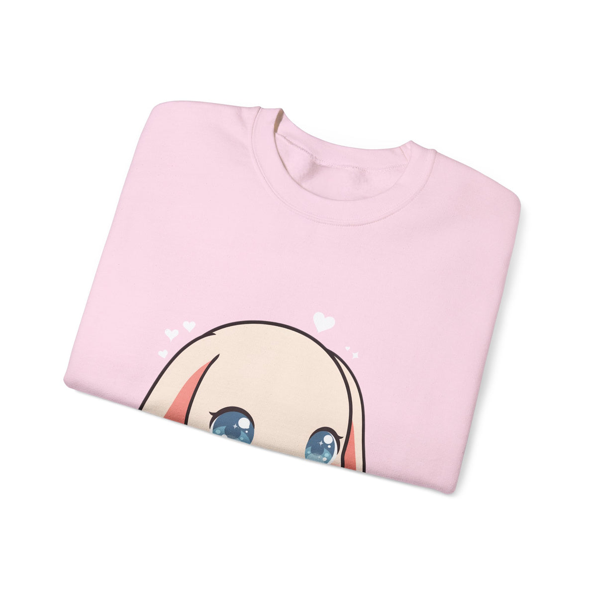 Kawaii Sushi Bunny Sweatshirt, Cute Chibi Crewneck