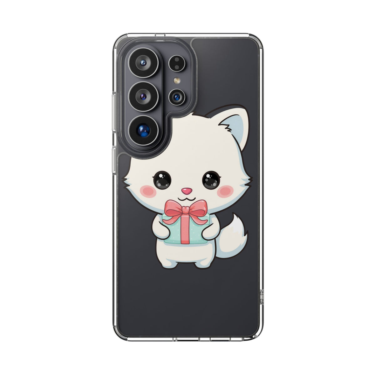 Kawaii Arctic Fox Phone Case with Gift