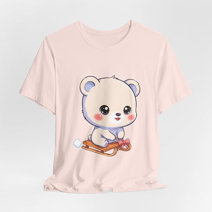 Kawaii Polar Bear T-Shirt for Cozy Winter Days