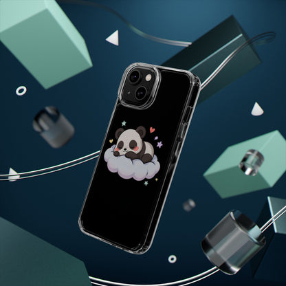 Sleeping Panda Clear Impact-Resistant Phone Case