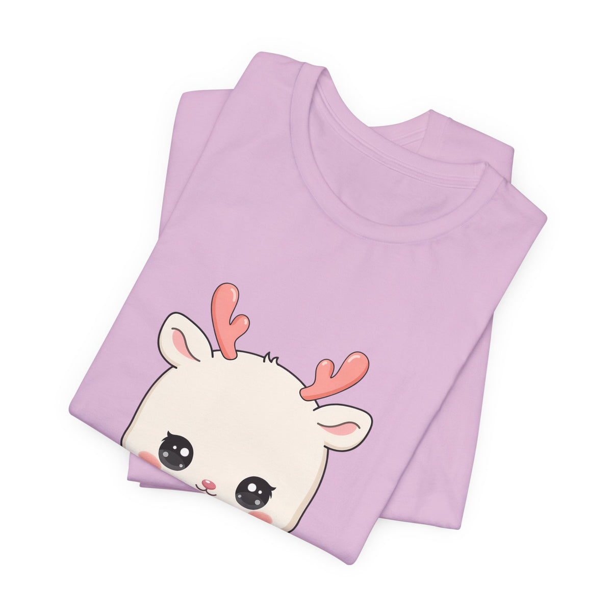 Kawaii Reindeer T-Shirt for Cozy Winter Days