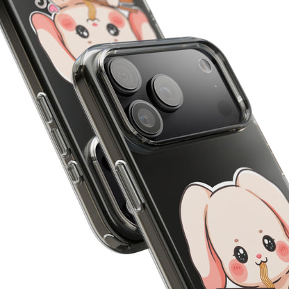 Kawaii Ramen Bunny Clear Impact-Resistant Case