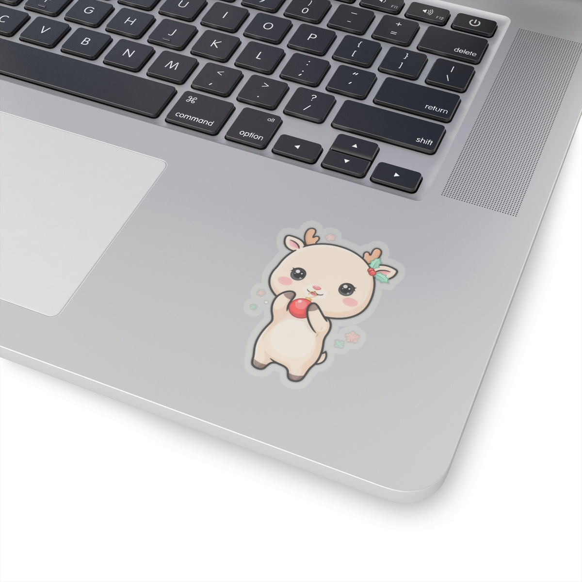 Christmas Reindeer Sticker for Cute Holiday Gifting