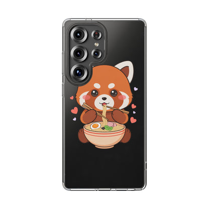 Red Panda Ramen Phone Case – Kawaii Food Lover Gift