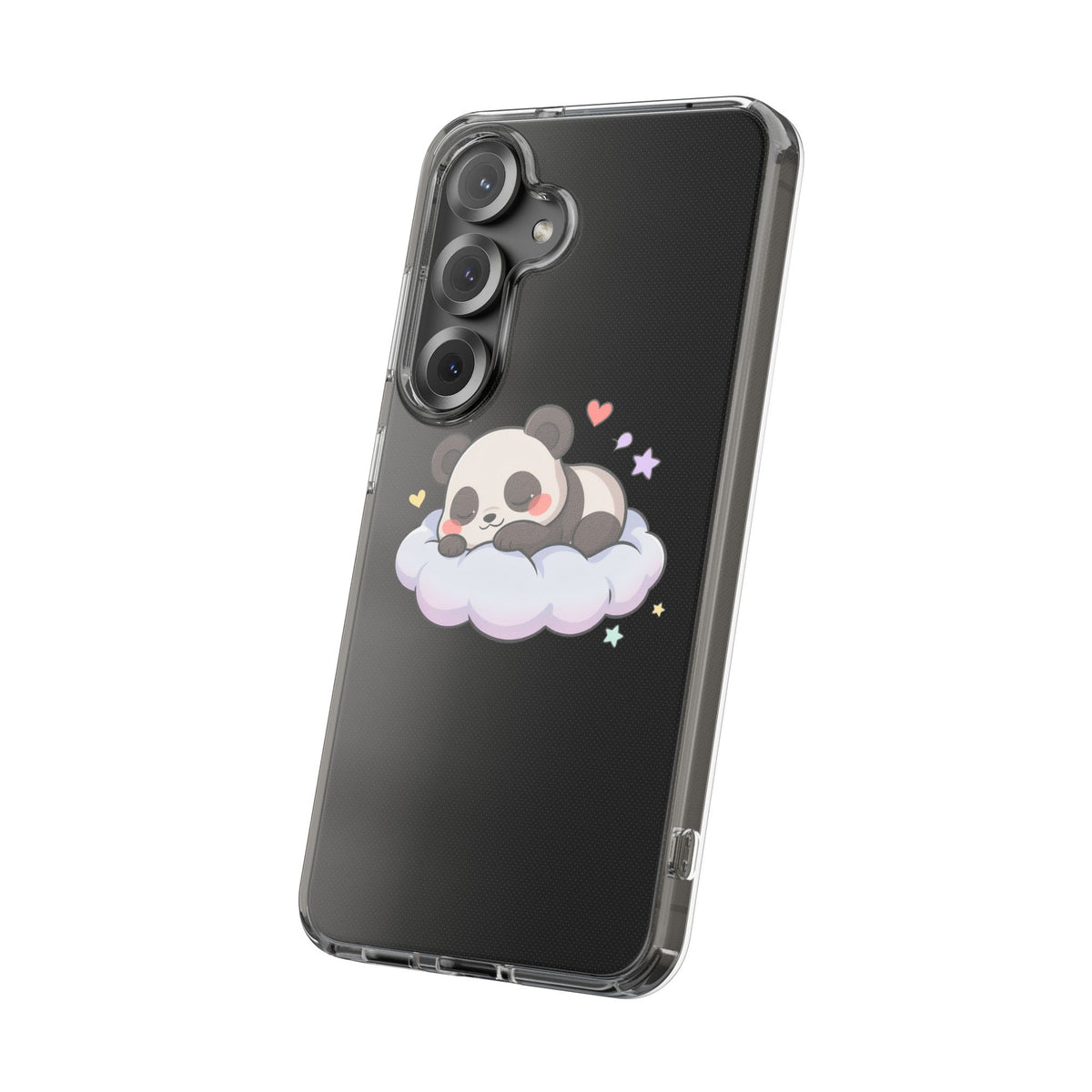 Sleeping Panda Clear Impact-Resistant Phone Case