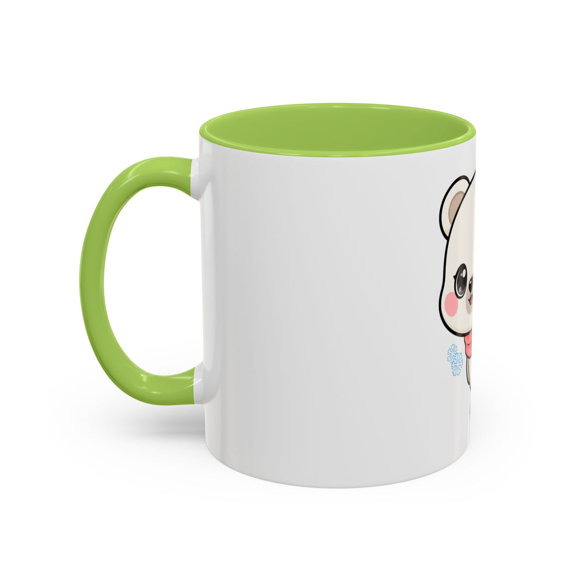 Polar Bear Ice Skating Mug – Cute Accent Coffee Mug