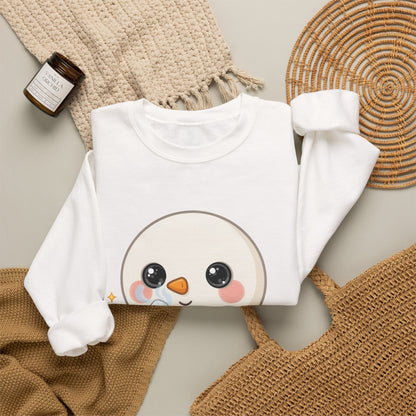 Kawaii Snowman Sweatshirt for Cozy Winter Days