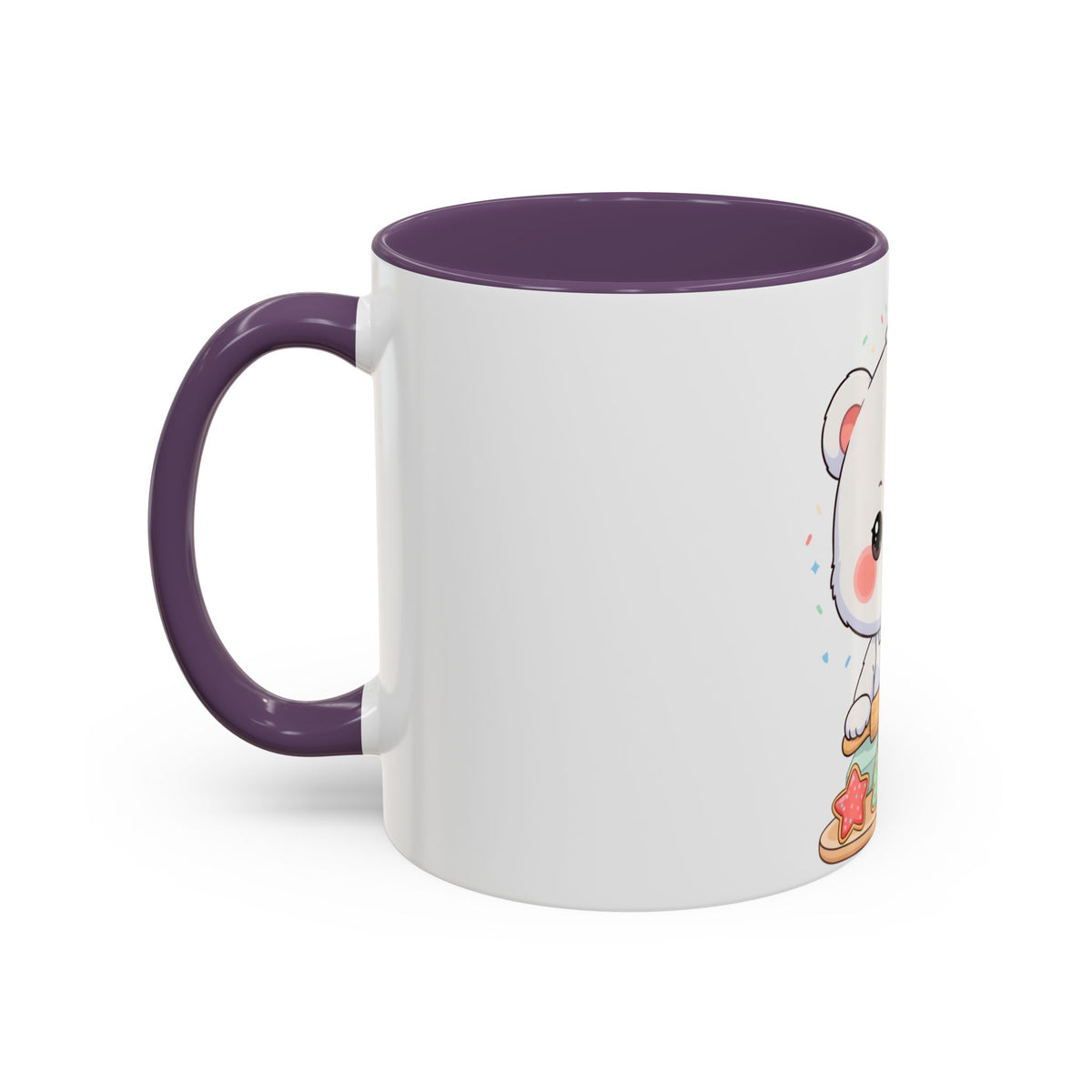 Christmas Cookie Polar Bear Accent Coffee Mug
