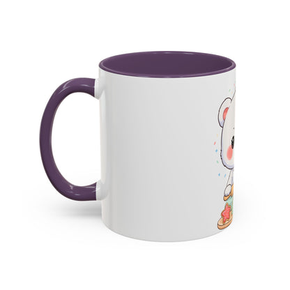 Christmas Cookie Polar Bear Accent Coffee Mug