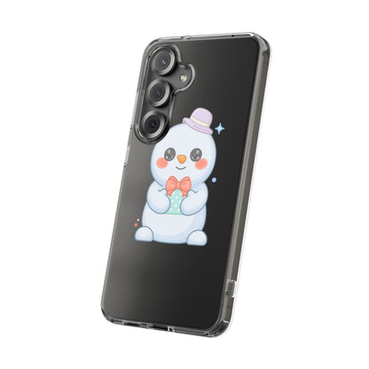 Kawaii Snowman Phone Case for Cheerful Winter Days