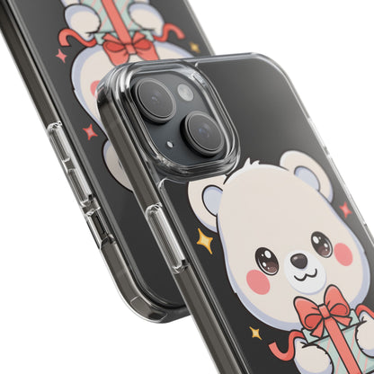 Kawaii Polar Bear Gift Phone Case for Holiday Gifting