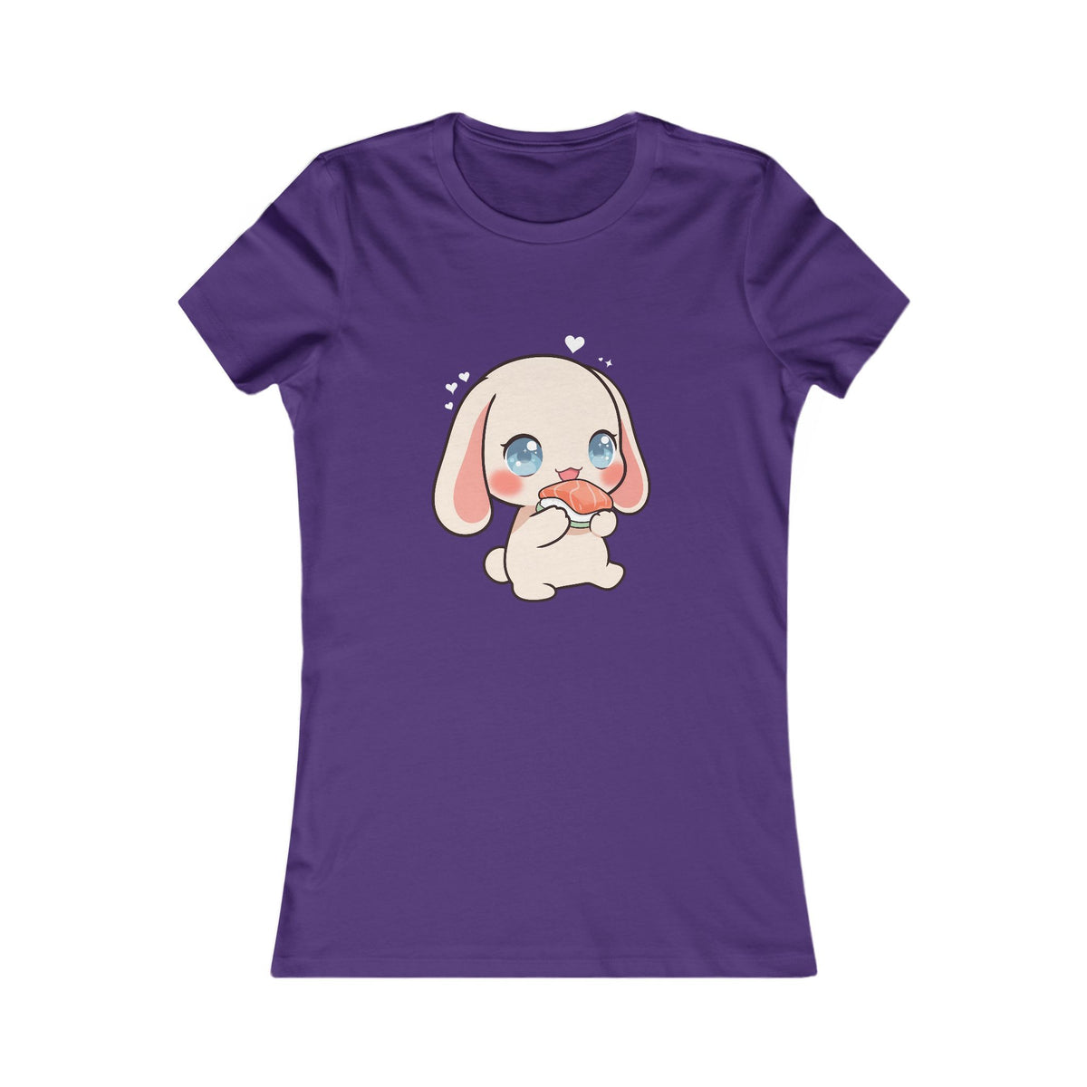 Kawaii Sushi Bunny Women's T-Shirt for Cute Style Fans