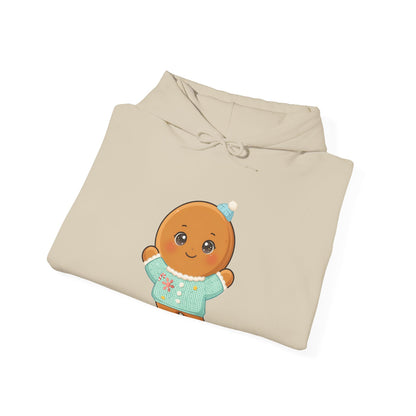 Kawaii Gingerbread Hoodie for Cozy Christmas Cheer