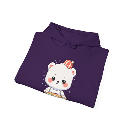 Christmas Cookie Baking Polar Bear Hoodie