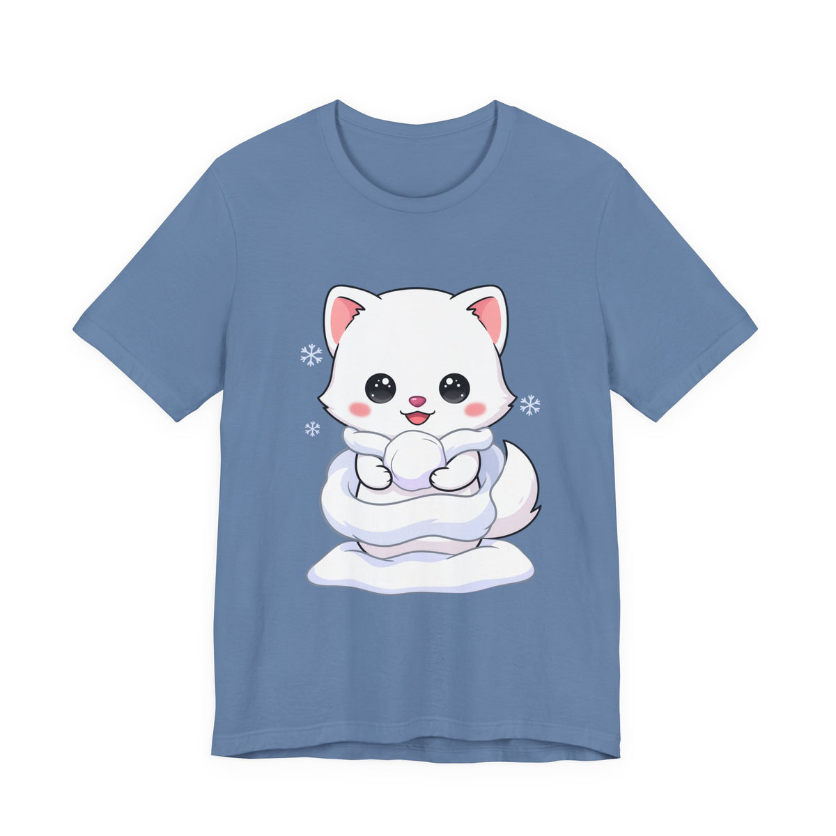 Kawaii Arctic Fox T-Shirt for Cute Winter Style