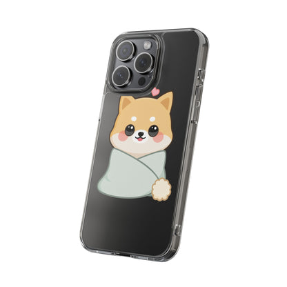Kawaii Shiba Inu Phone Case, Cozy Valentine Gift