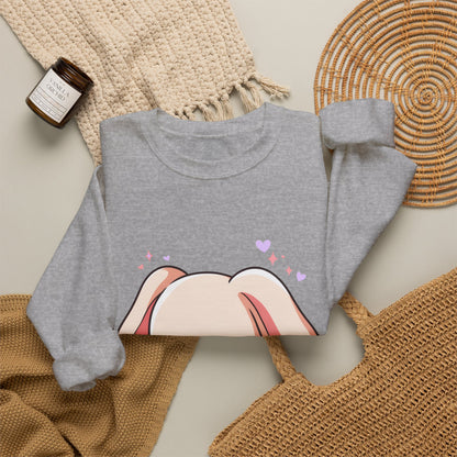 Kawaii Gamer Bunny Sweatshirt for Cozy Gaming Days